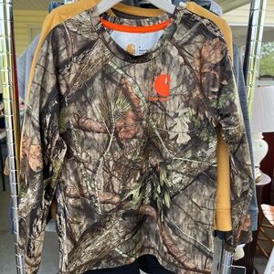 Carhartt Brown Long Sleeve Tee for Outdoor Adventures